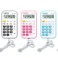 8 Digits Colorful Mini Calculator With Hang Rope Neck Hung High Quality Button Cell Power Promotion Pocket Calculator